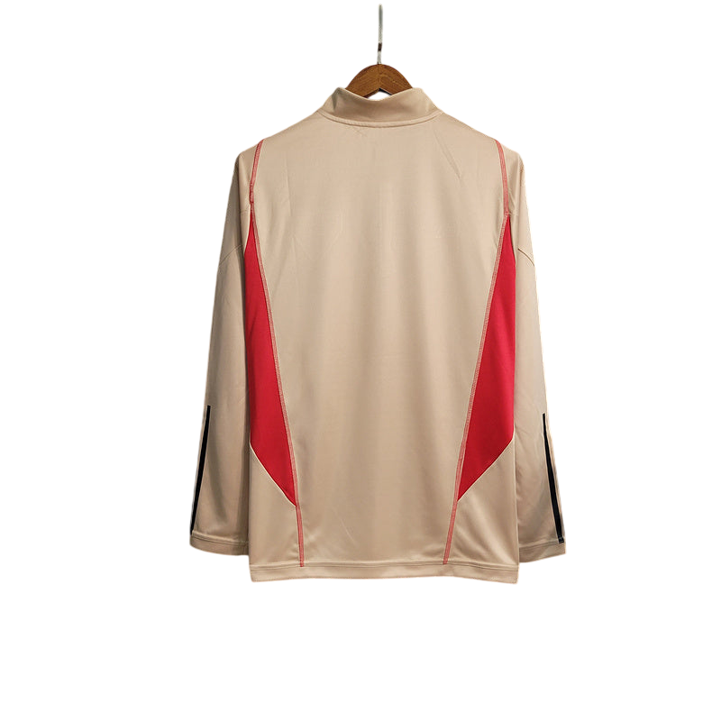 Blusa Tricolor Paulista Meio Ziper 23/24 - Bege